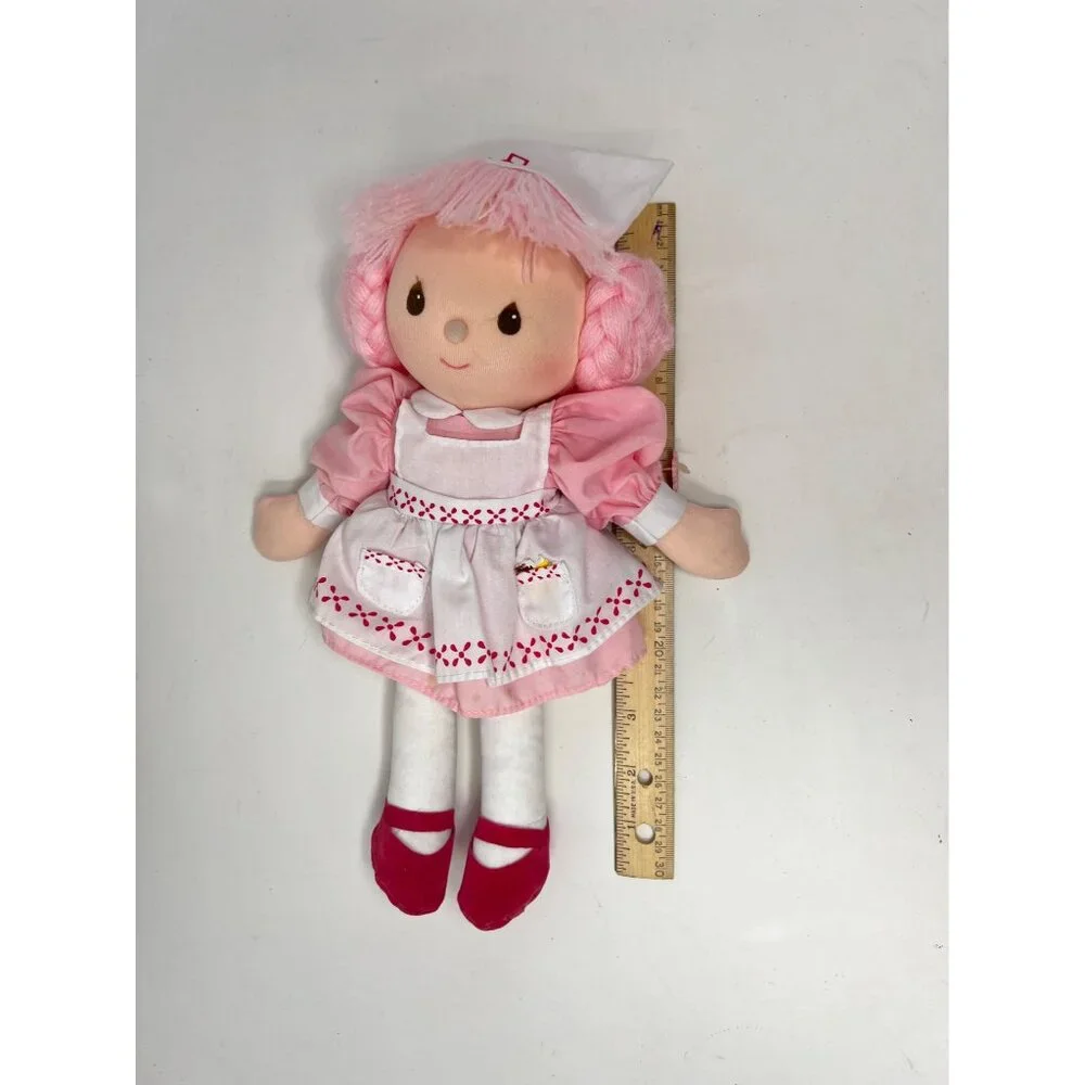 Applause Piroette Nurse Clara Cloth Doll Pink Hair Nurse Dress 2596 13 in - Picture 9 of 9